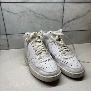 Nike White Mesh Sneakers
